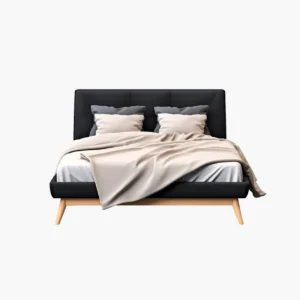 product-41 ANNA Noir Modern Upholstered Bed